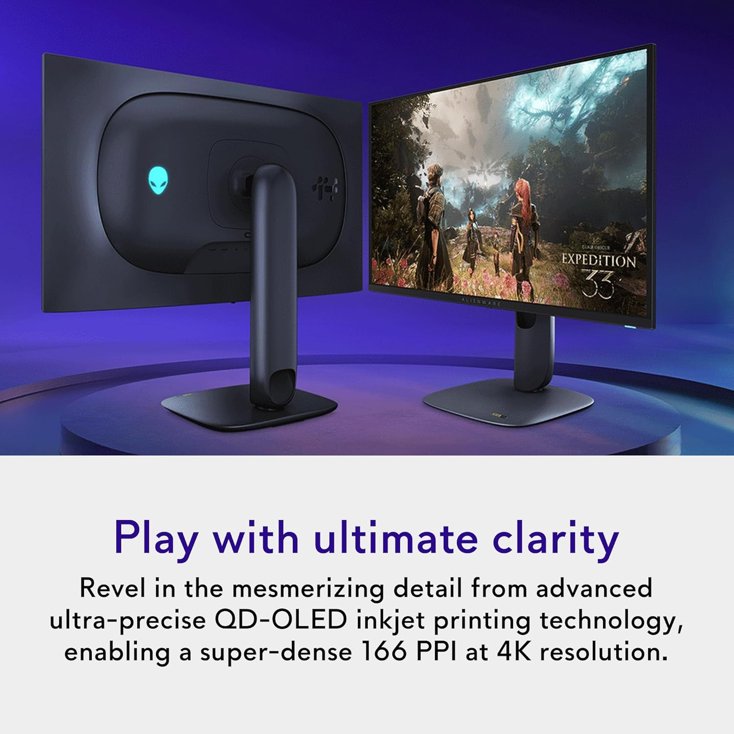 Alienware 27 4K QD-OLED Gaming Monitor AW2725Q - 26.7" 4K UHD QD-OLED 240Hz, NVIDIA G-SYNC Compatible, AMD Freesync Premium Pro image number 1