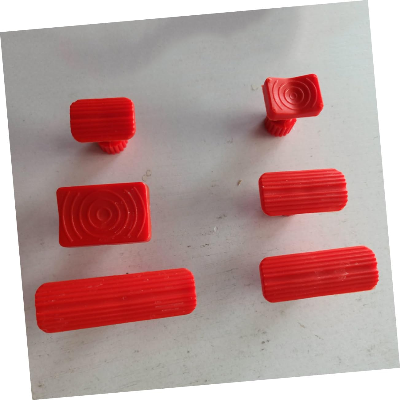 Beatifufu 6Pcs Dent Removal Tool Cups for Car Dents Easy to Use Gasket Puller for Automotive Repair and Hail Damage Fixing image number 1