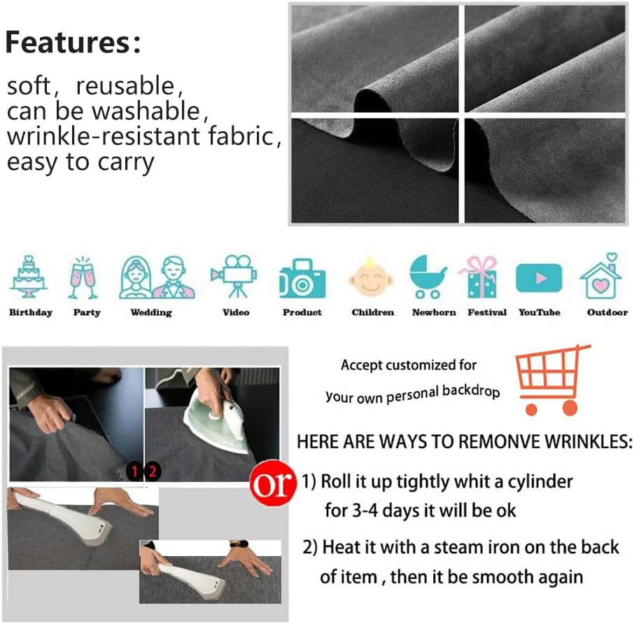 AIBIIN Mi Bautizo Backdrop Boho Baptism God Blessing Communion Party Decoration Girl Pink White Flowers Gold Dove Holy Cross Newborn Baby Shower Photo Booth Props 7X5Ft image number 6