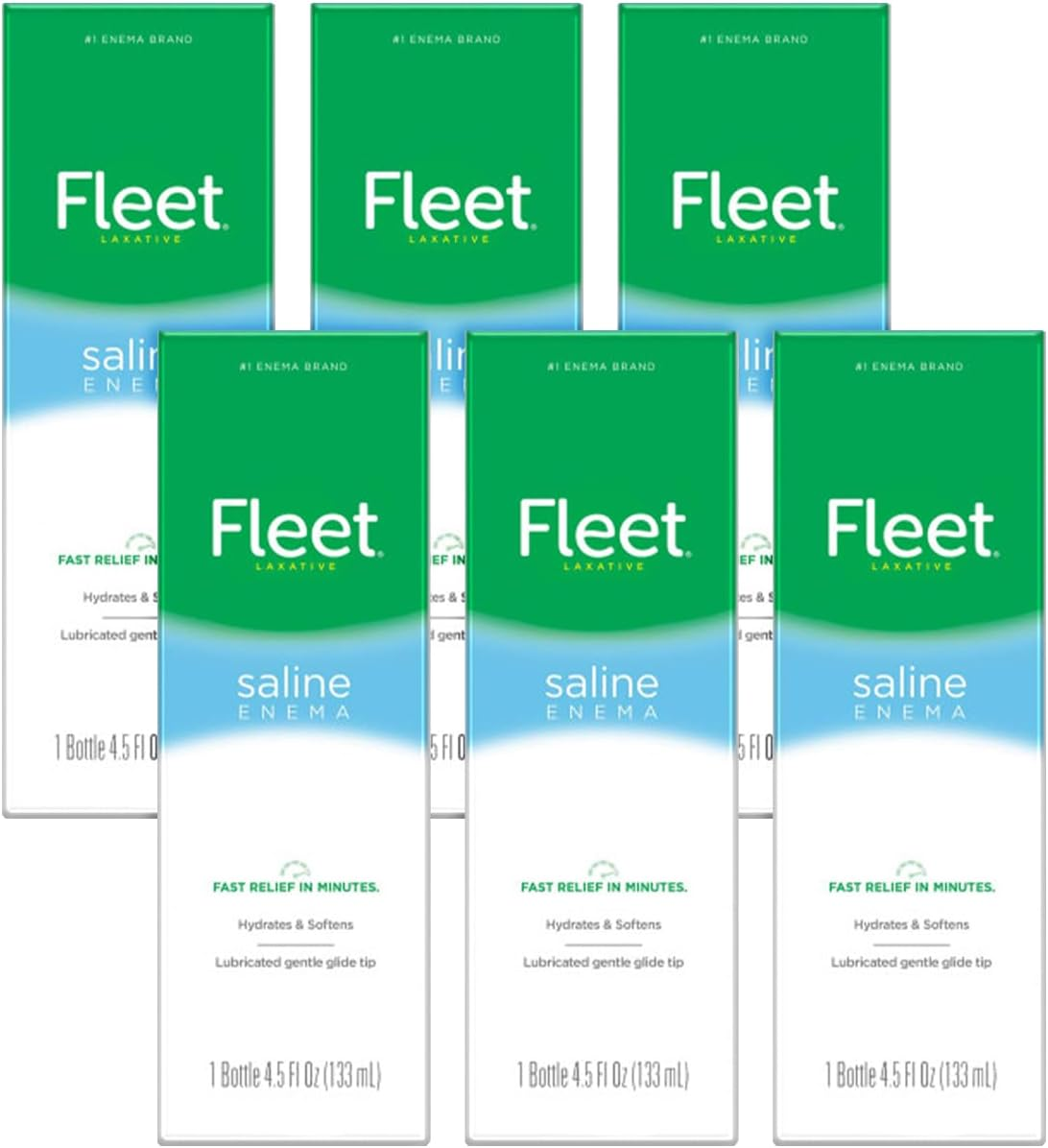 Fleet Enema Saline Ready to Use - 4.5 Oz (6 Pack) image number 3