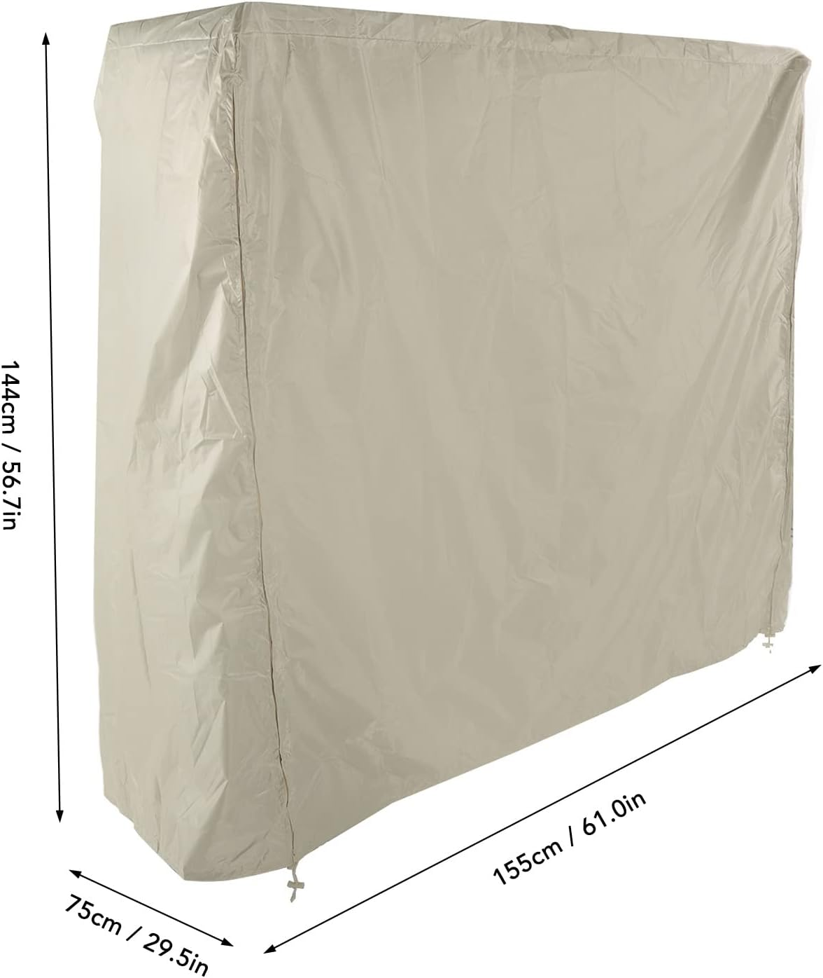 PLNG Pong Table Cover, 155X75X144Cm Dustproof Table Tennis Table Cover, Premium Heavy Duty Waterproof Cover for Outdoor & Indoor Folding Tennis Table image number 6