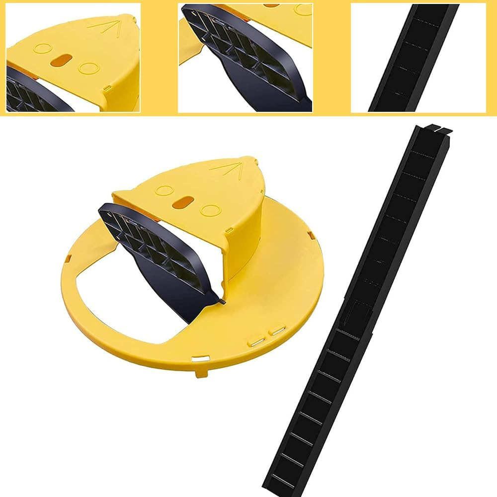Mouse Trap,Reset Traps,Mice Mouse Cage,Rat Bucket,For Mice, Rats, Chipmunks, Squirrels, Hamsters and Other Rodents, Reusable Trap Bucket Rat Catcher,Trap Door Style, Auto Reset,Humane Not Not Fatal image number 1