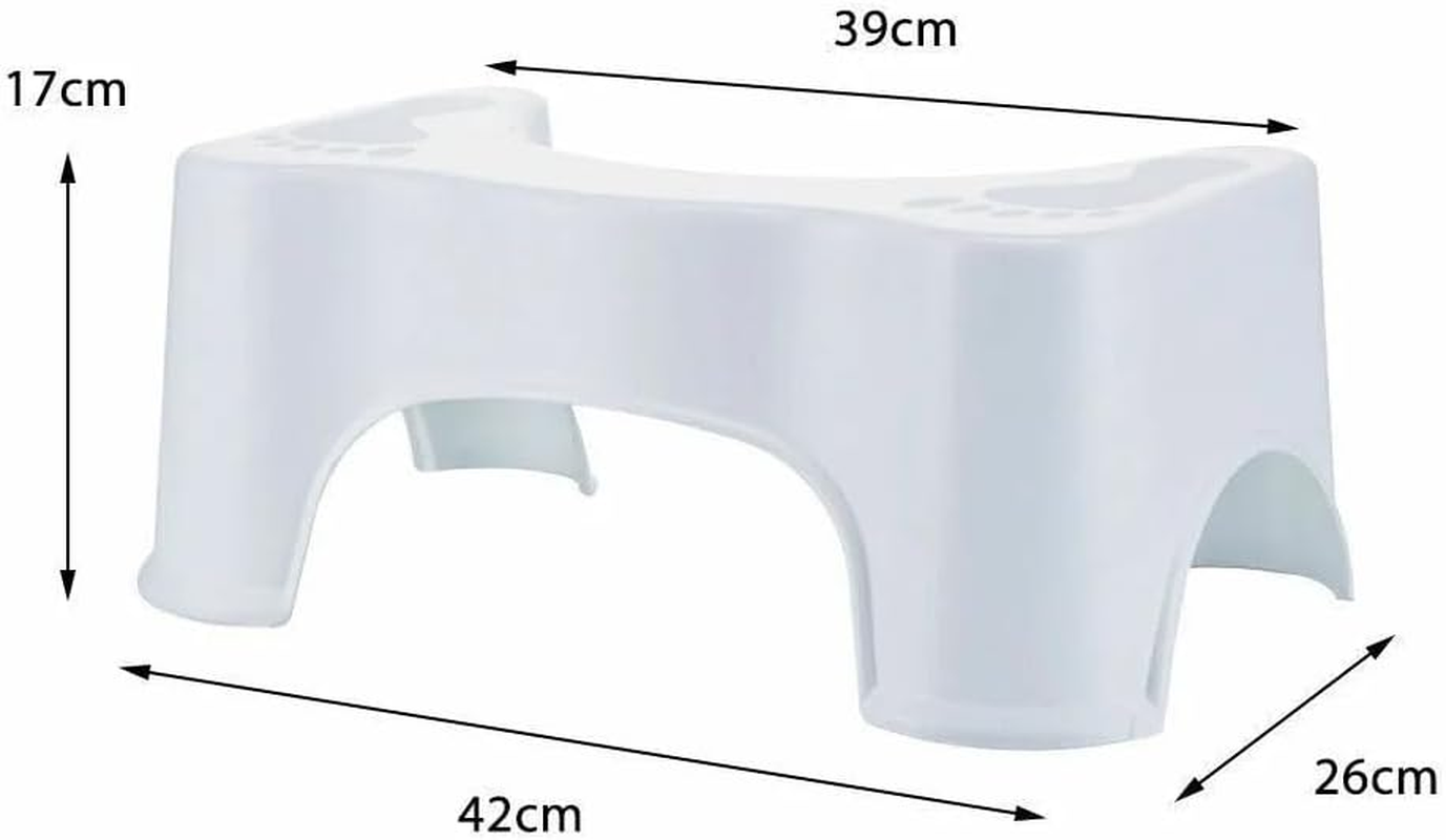 Bathroom Toilet Stool, Foot Step Stool, Footstools, for Constipation Piles Relief Foot Stool - Anti-Slip Bathroom Accessories image number 2
