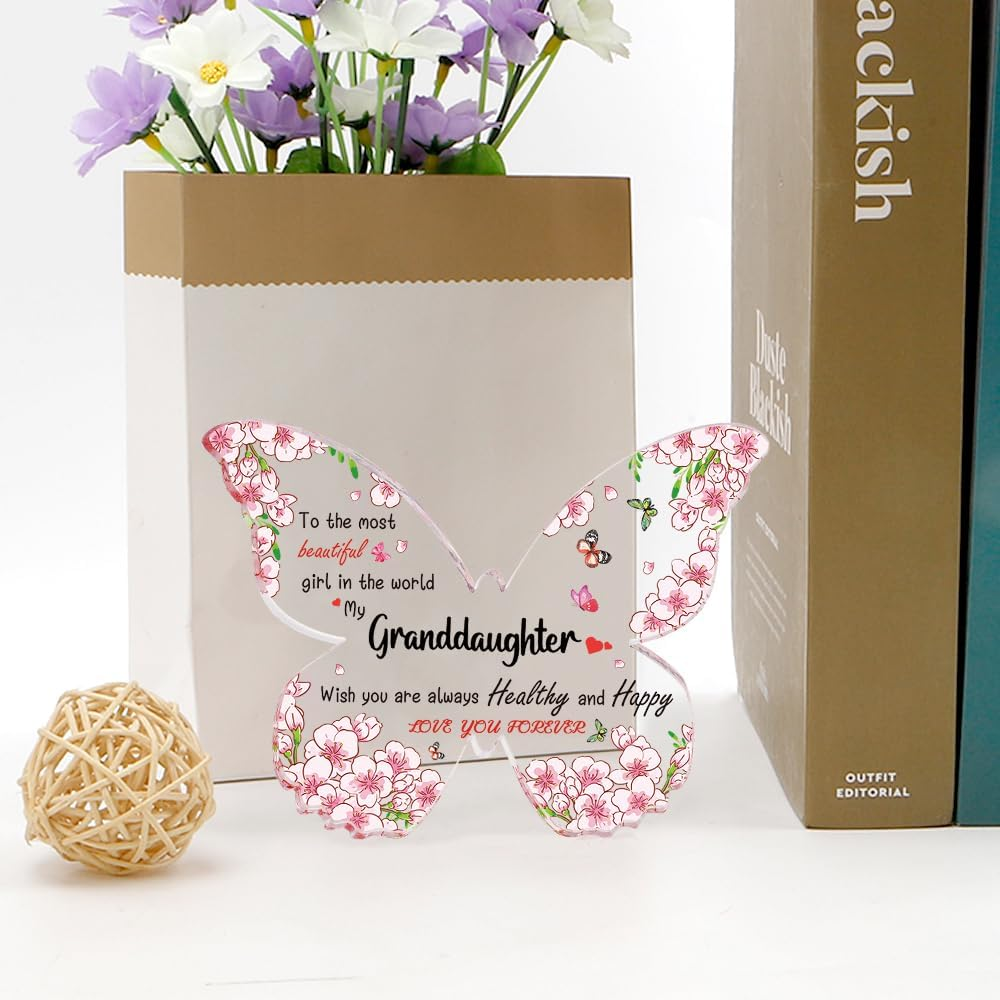 Plaques Women Birthday Gifts for Women Mom Dad Sister Grandma Aunt Gifts Gift from Daughter Granddaughter Gifts from Grandma Christmas Thanksgiving New Year Birthday Gift image number 3