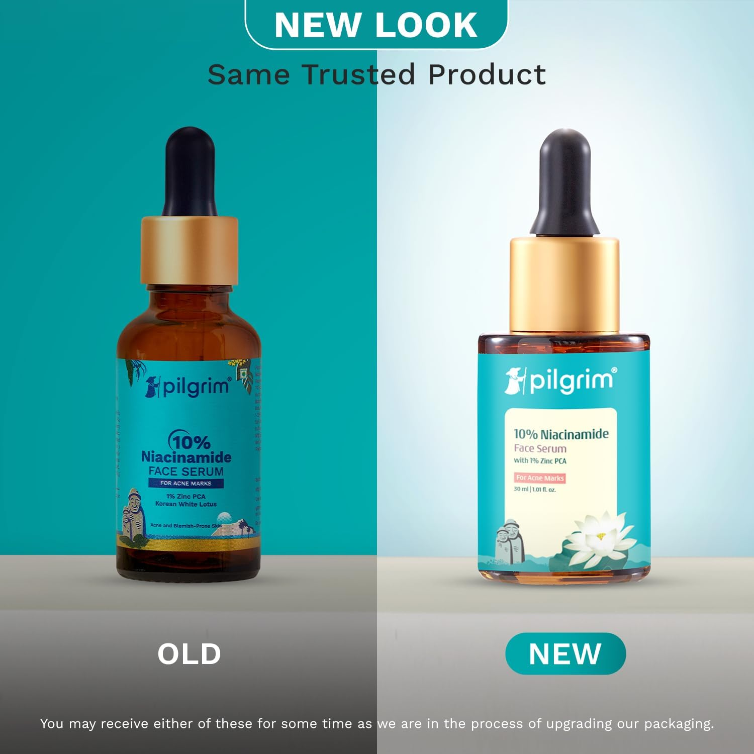 Pilgrim 10% Niacinamide Face Serum for Acne Marks for Unisex 30Ml Blue image number 5