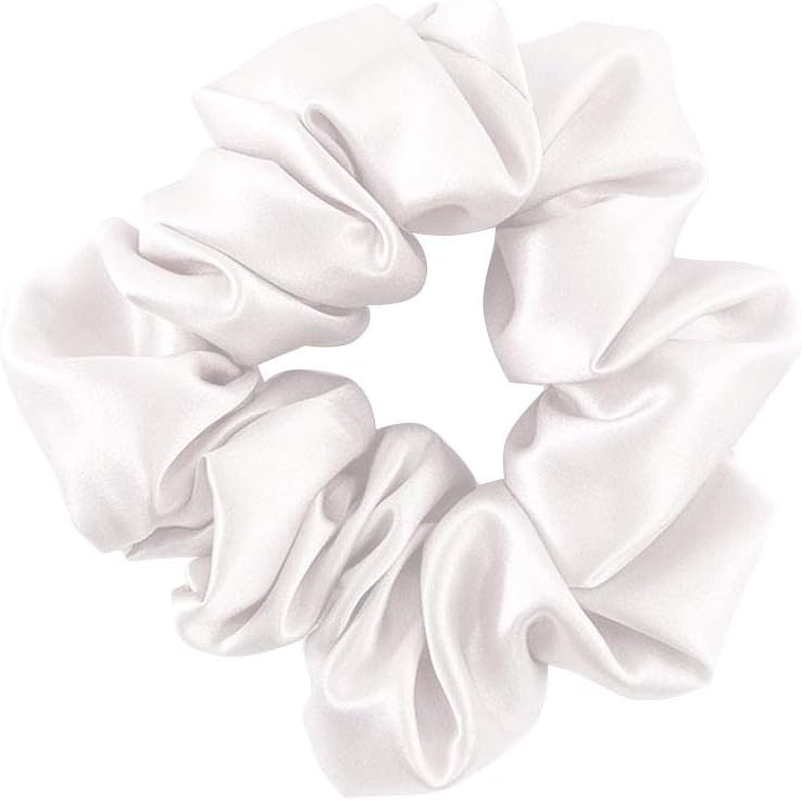 THXSILK Hair Silk Scrunchies Elastic Hair Bands Scrunchy Hair Ties Ponytail Ropes for Women Hair Accessories &ndash; 10 Colors image number 3