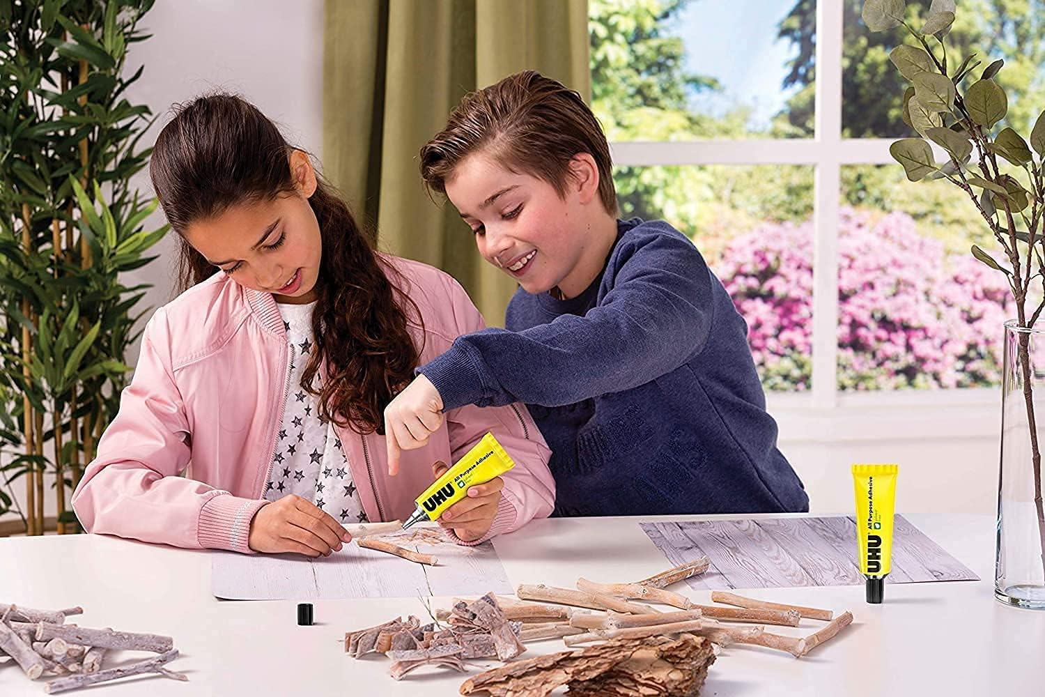 UHU 3-63697 Purpose Adhesive 60Ml Boxed-62142, Clear, 60 Ml Tube image number 3