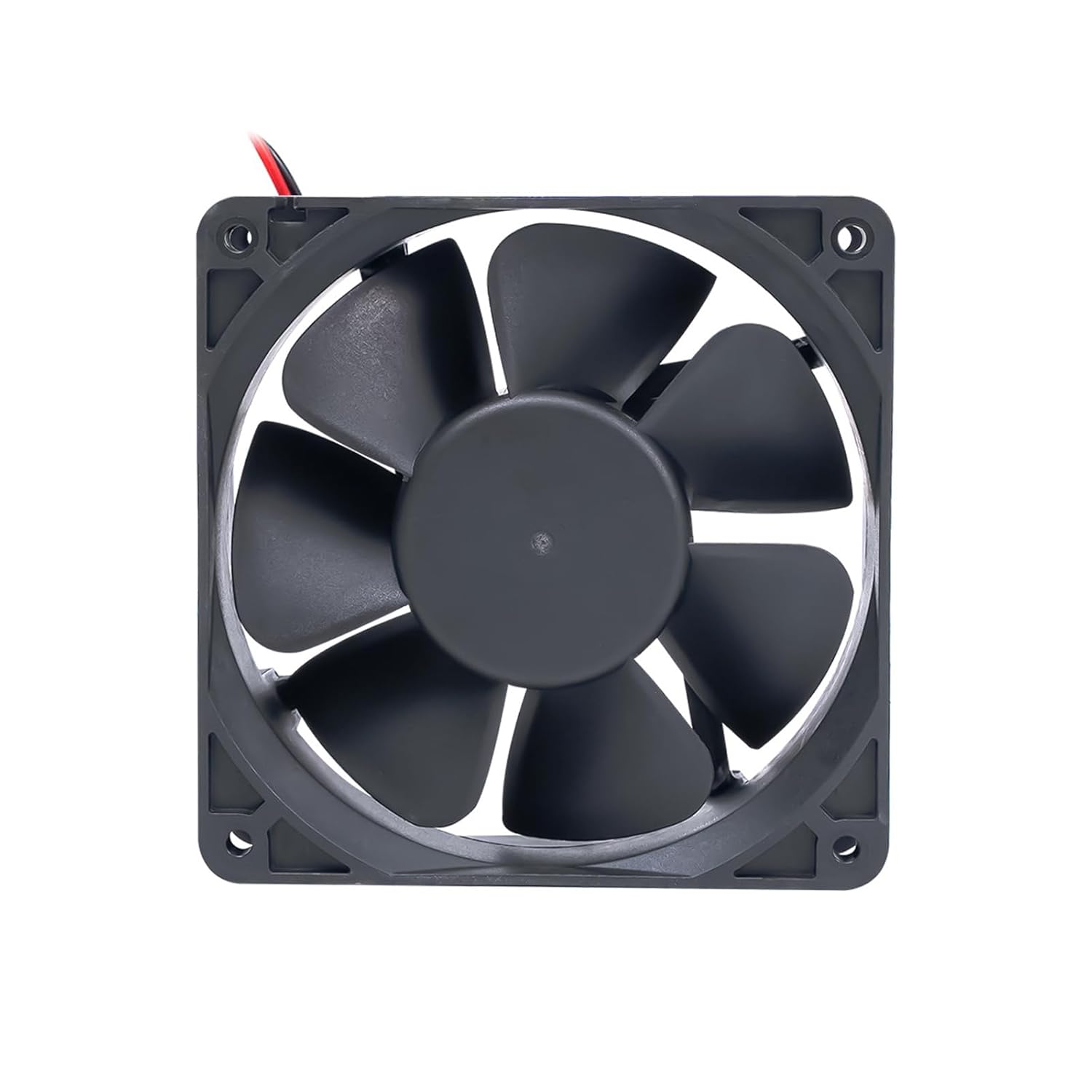 Ronyaoko 12Cm Fan, 120Mm X 38Mm DC 12Volt Axial Small Cooling Fan, for Computer PC Case Server Industrial Greenhouse RV Ventilation,120Mm Cooler, with Protective Grille, 2-Pin image number 1