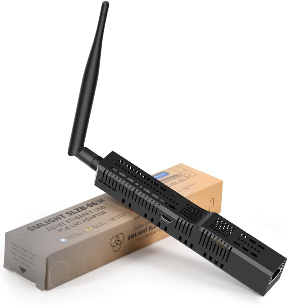 SMLIGHT SLZB-06M &ndash; a Zigbee 3.0 to Ethernet, USB, and Wifi Adapter with Poe Support, Works with Zigbee2Mqtt, Home Assistant, ZHA image number 6