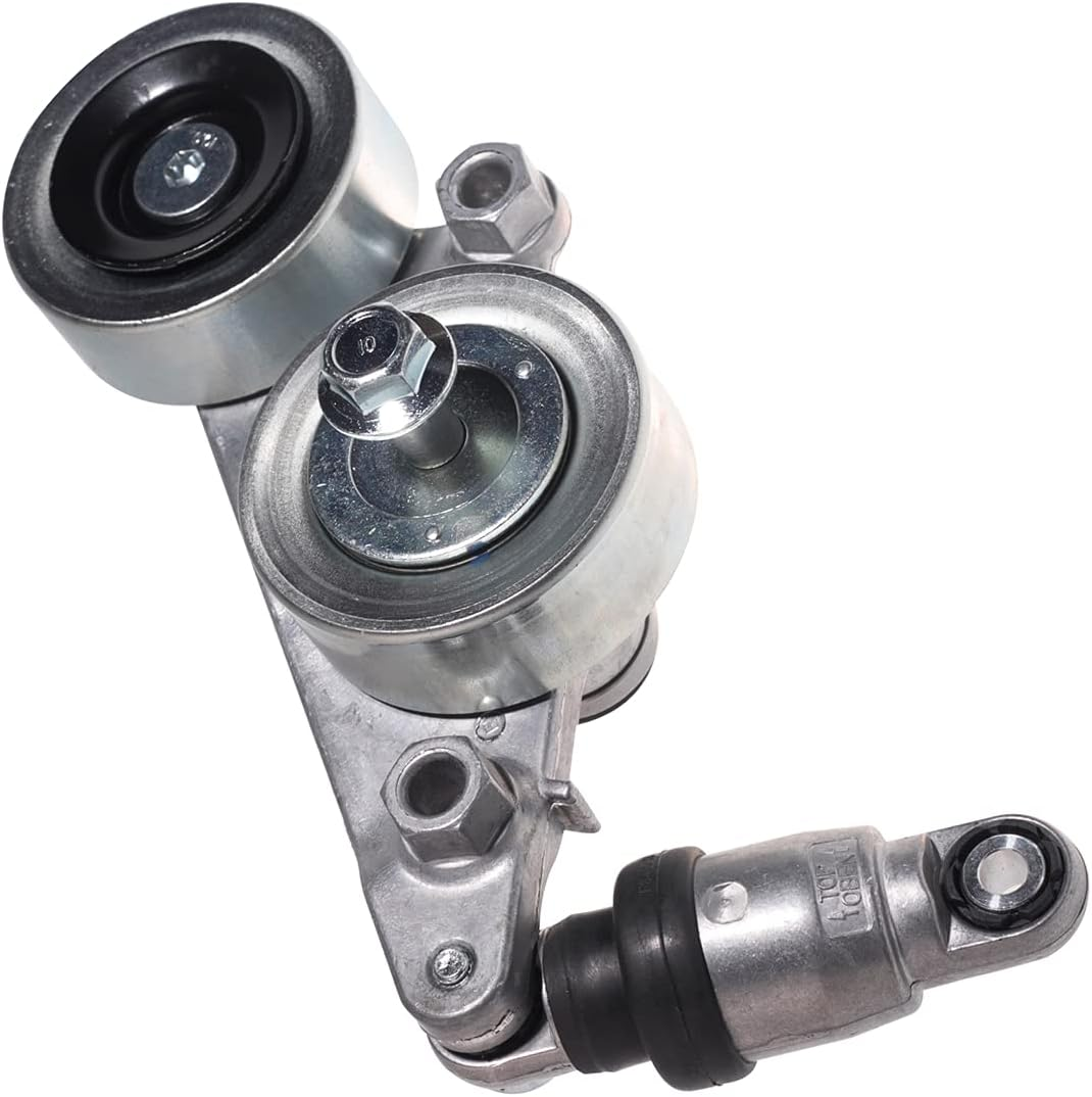 AUQDD 39092 Belt Tensioner and Pulley Assembly (For 3.5L V6) Fit for 08-10 Honda Accord (Automatic Transmission)/05-10 Odyssey (Ex-L,Touring;J35A7 Eng)/06-08 Honda Pilot (FWD;J35Z1 Eng)/09-11 Pilot