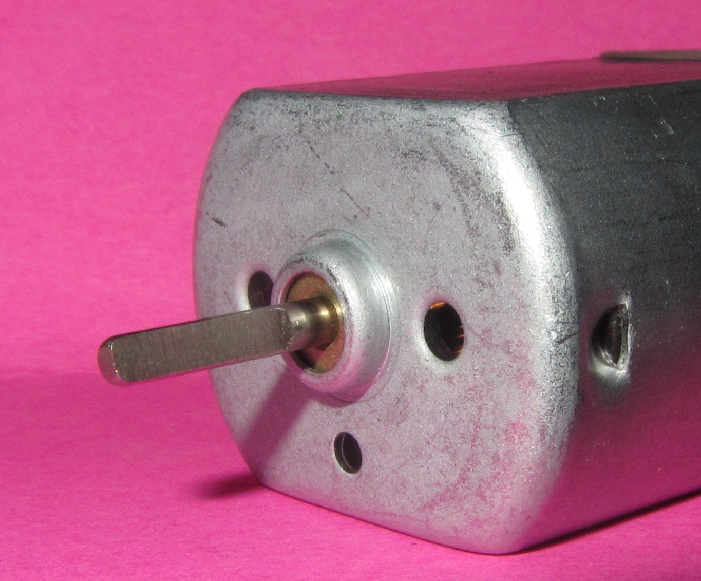 Central Door Lock Actuator Motor FC-280PC-22125 Flat Shaft D Spindle Power Locking Repair Engine image number 3