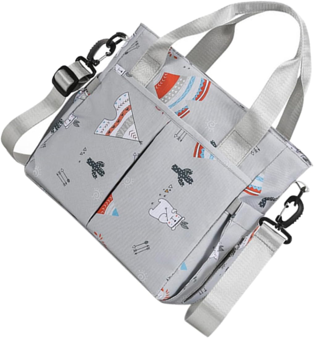 Ibasenice Expectant Bag Organizer Capacity Nursery Shoulder Strap Pouch for Essentials Multi-Functional Stroller Organizer Travel and Household Storage for Expecting Parents image number 1