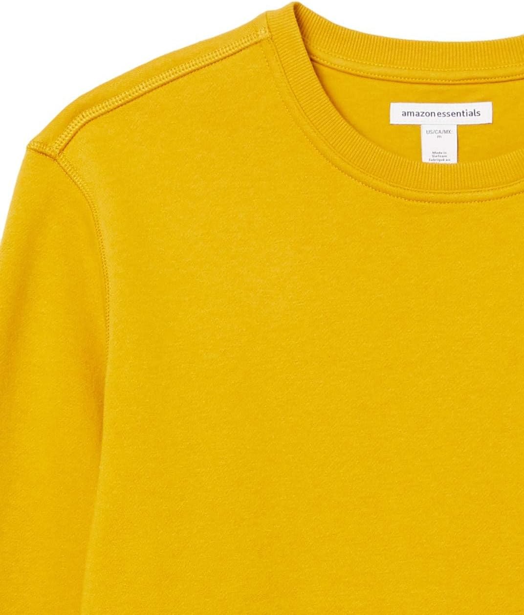 Amazon Essentials Crewneck Fleece Sweatshirt, Gold, XXL image number 1