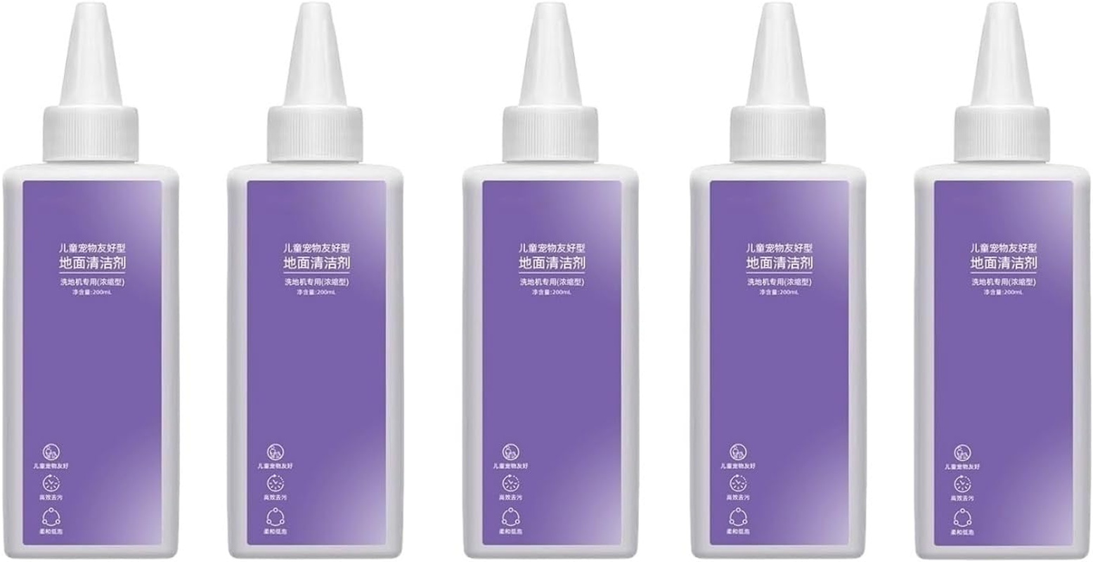 200ML Floor Cleaning Solution, Compatible with Narwal S10/ S20 Pro/ S2/ S2 Island/ F1/ S1Max Ultra/ S1 HA8, All-Purpose Floor Cleaner(200Mlx5) - 200Mlx1 image number 7