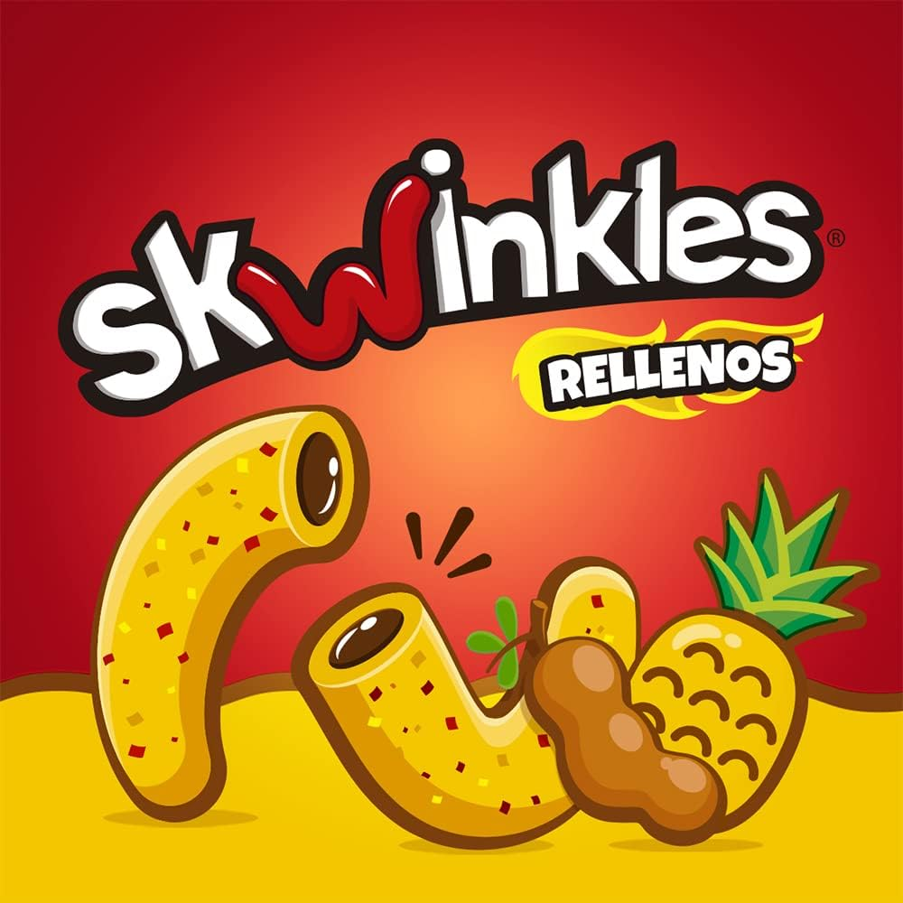 Skwinkles Pineapple Candy Strips 312 G image number 4