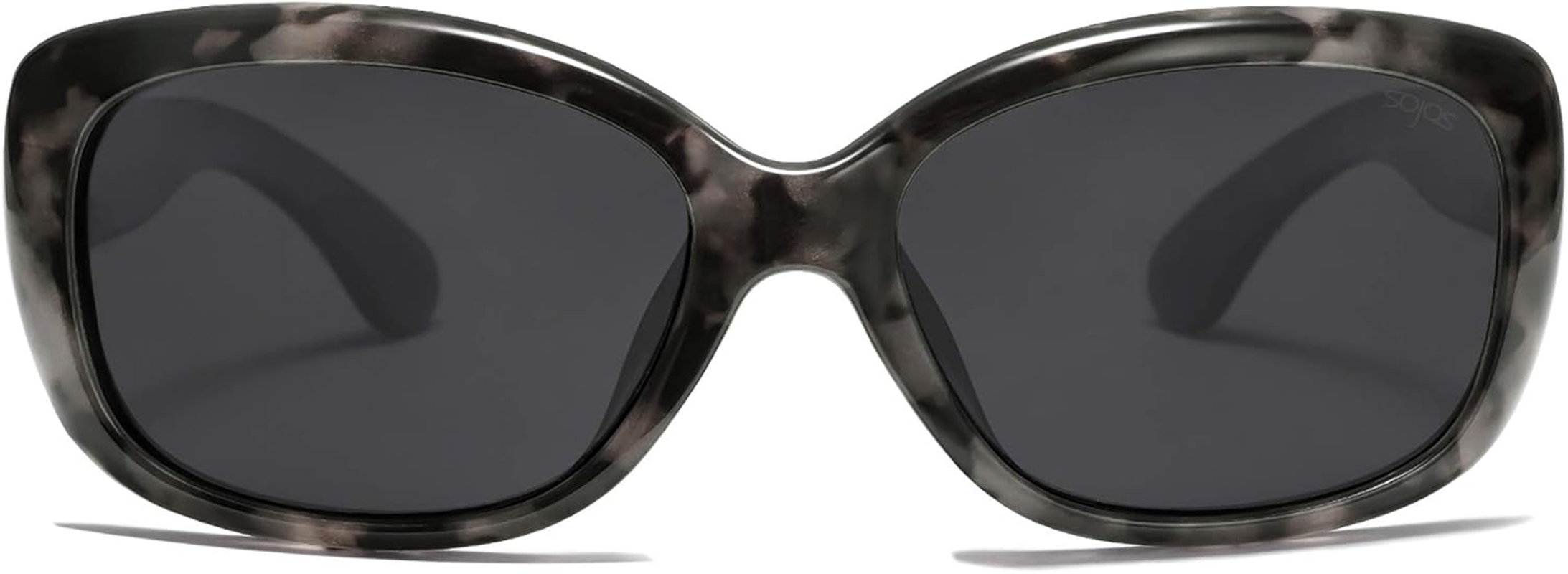 SOJOS Vintage Square Polarized Sunglasses for Women UV Protection Lens Sunnies SJ2111