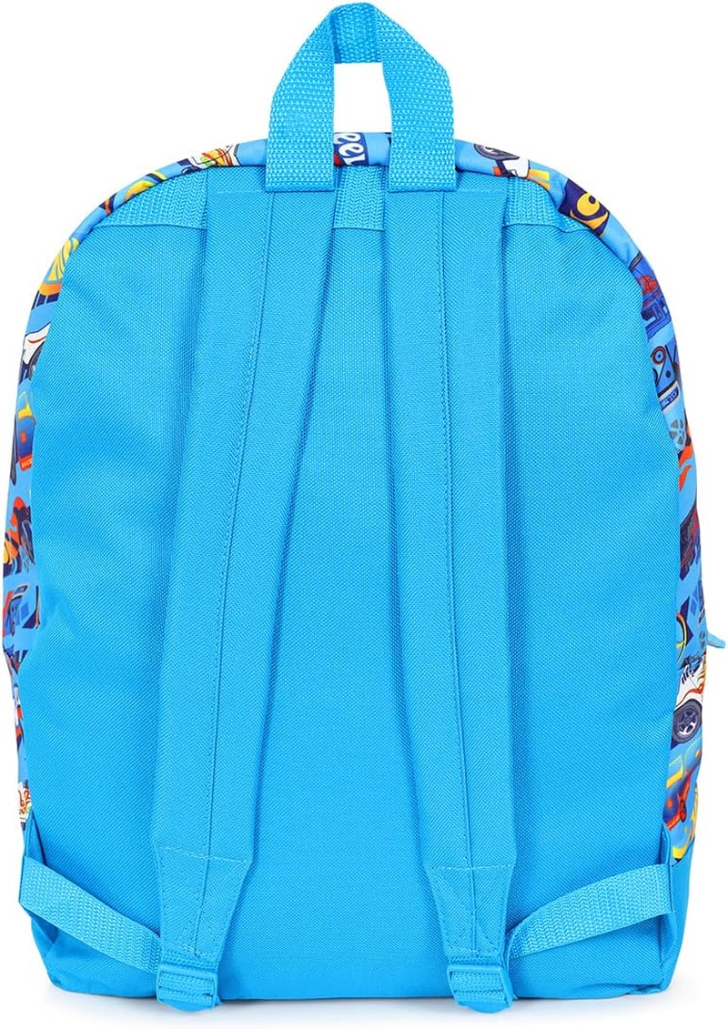 Hot Wheels Official Childrens Backpack, Kids Backpack, Schoolbag, Rucksack Blue, Blue image number 5
