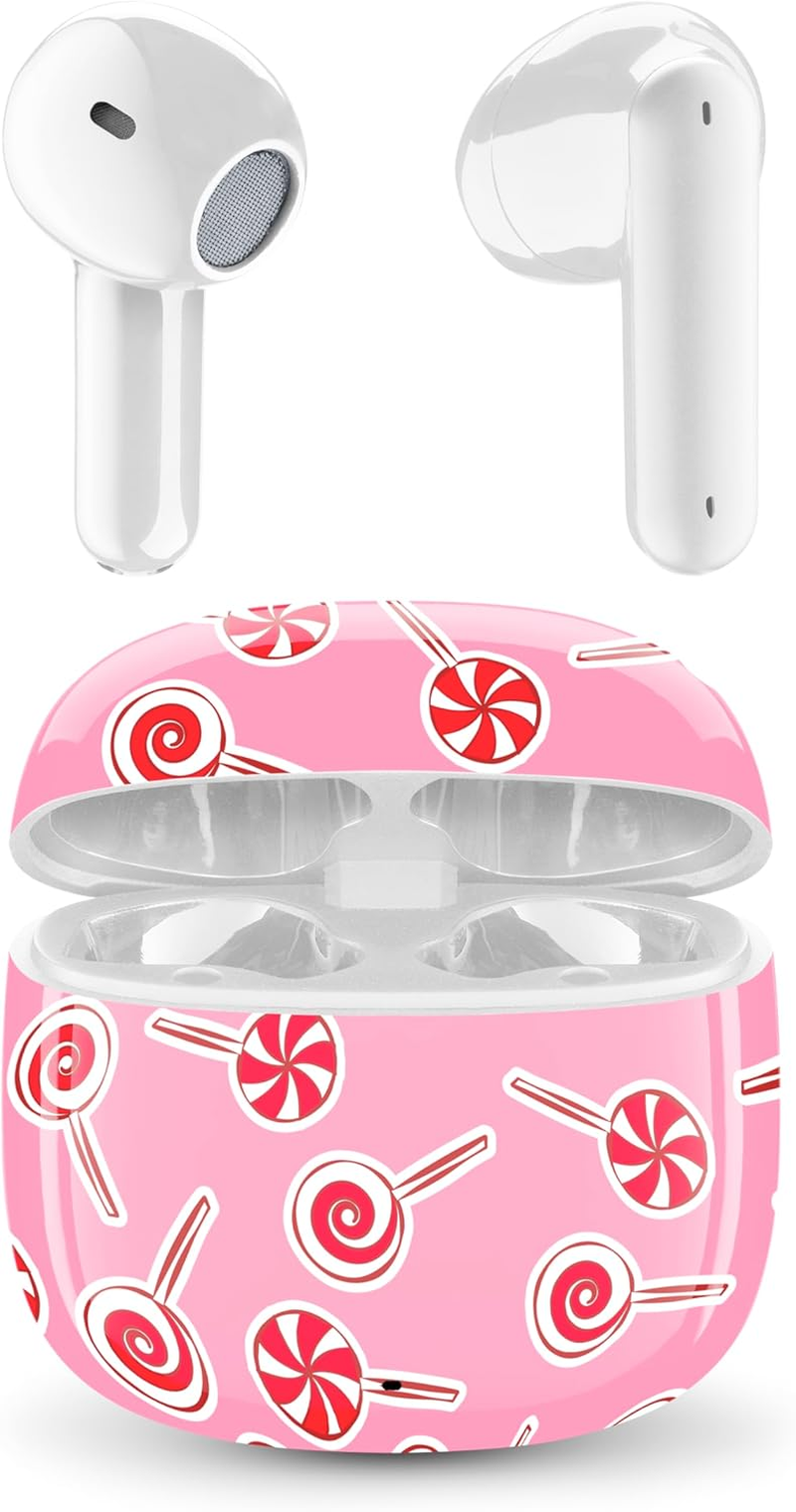 Music Sound - TWS Fantasy Bluetooth Headphones - Capsule Design - Wireless - Charging Case - Microphone - Playback Time up to 25 Hours - and Patterns