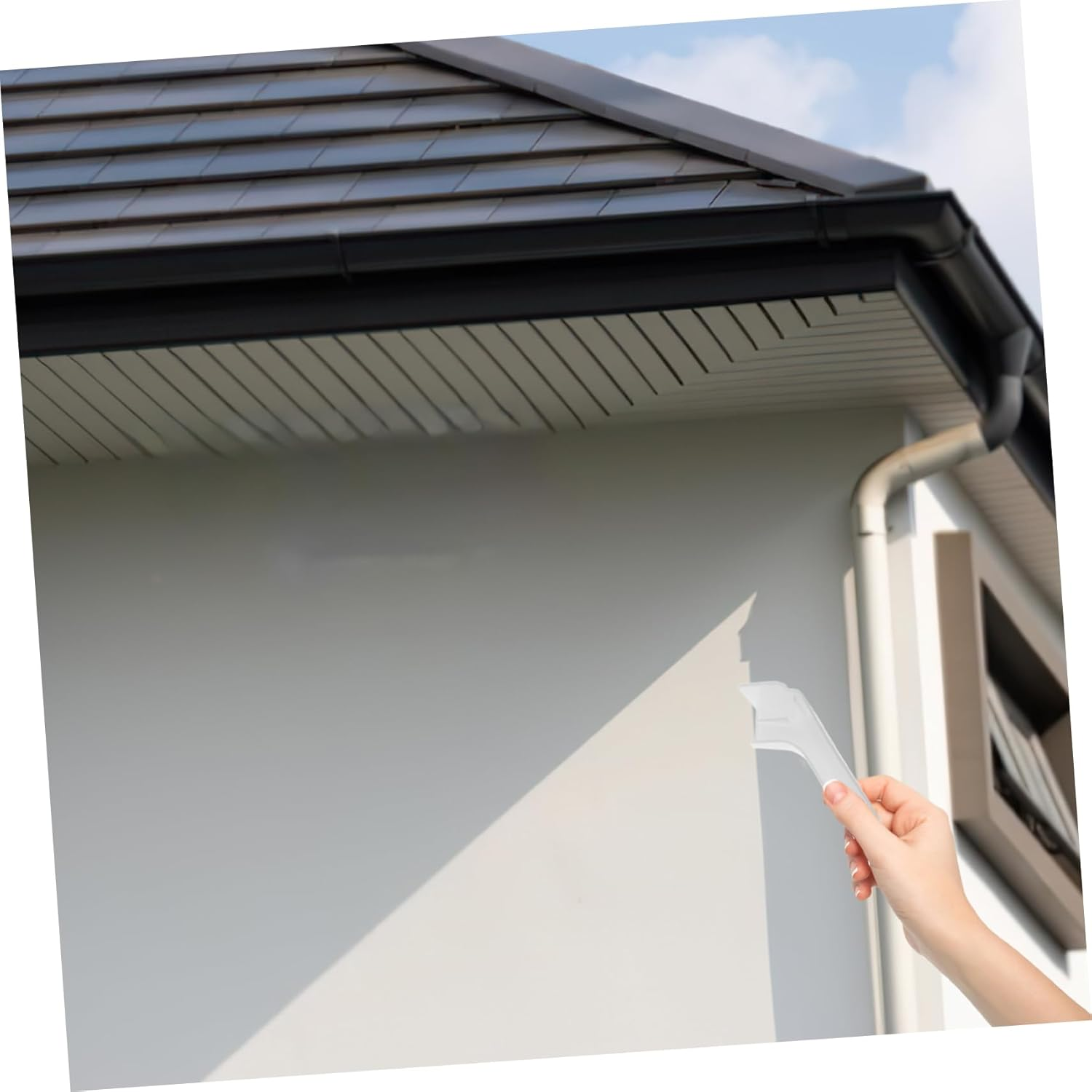 Gatuida 4Pcs Rv Gutter Spouts Roof Gutter Rainwater Rv Rain Spouts Accessory Left Right - White image number 1