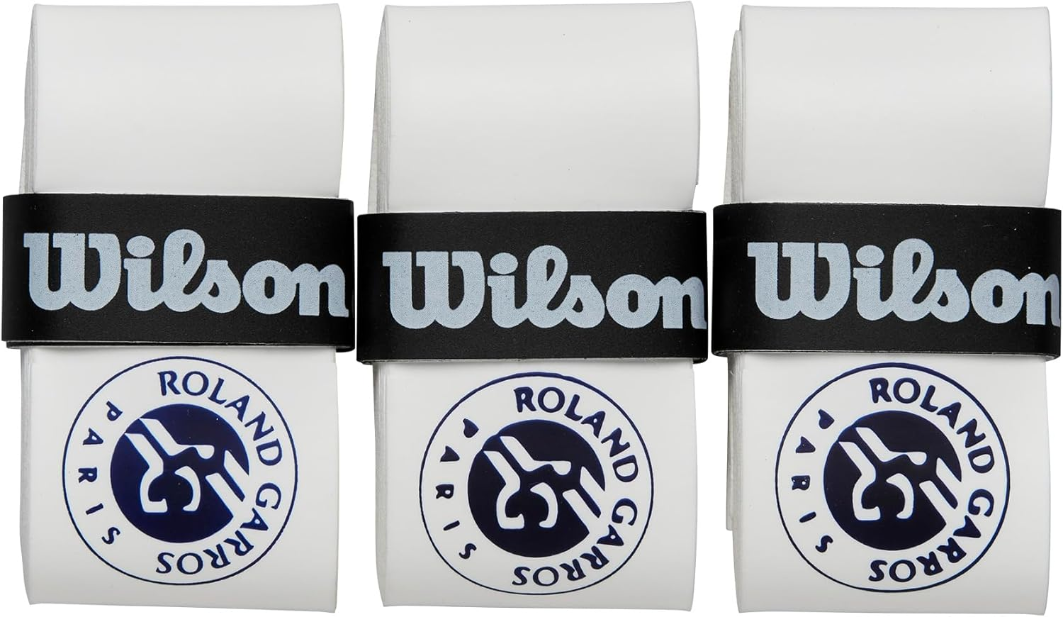 Wilson Roland Garros 2024 Tennis Overgrips White and Blue image number 2