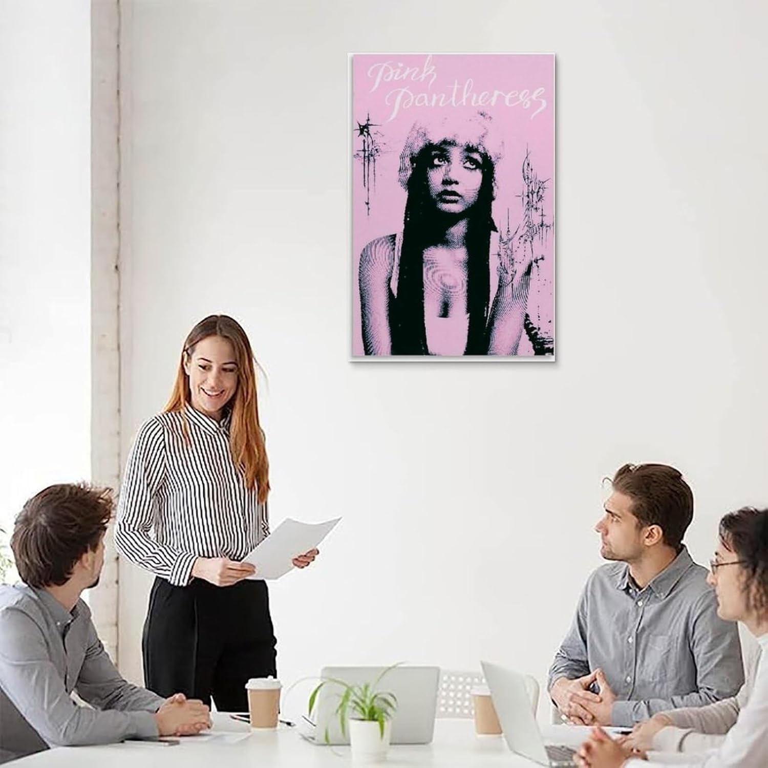 Christina Poster Poster Canvas Painting Wall Art Picture Home Decor Print for Bedroom Living Room Dorm Study Bar Office 16X24Inch(40X60Cm) Unframe-Style image number 2