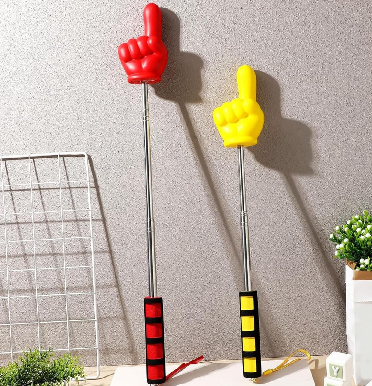 Classroom Supplies - Classroom Stick Supplies Stainless Steel Telescopic Finger Pointer, for Reading & Lectures on Whiteboards (Red) image number 4