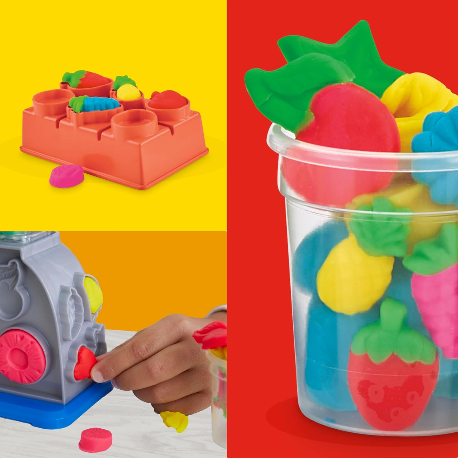 Play-Doh Swirlin' Smoothies Toy Blender Playset, Play Kitchen Appliances, Kids Arts and Crafts Toys for Ages 3+, Pretend Play Toy for Unisex image number 2