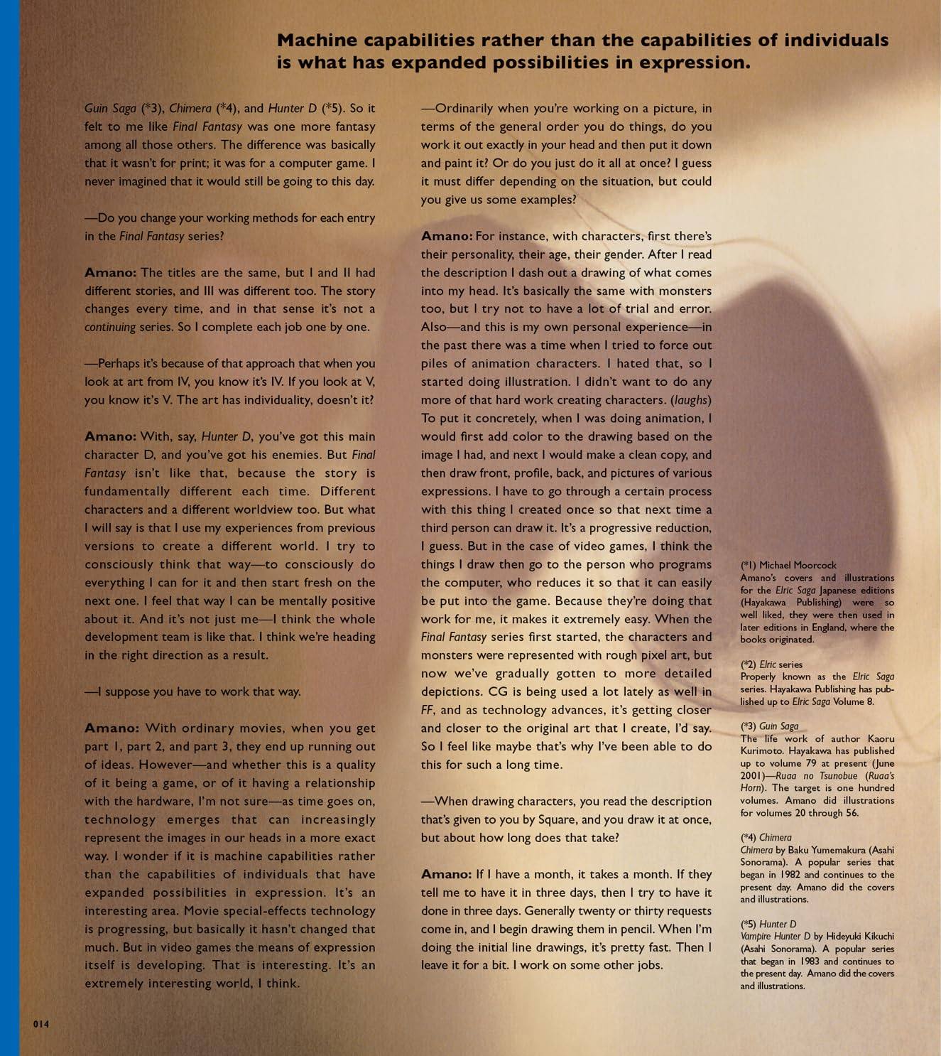 The Sky: the Art of Final Fantasy Boxed Set (Second Edition): the Art of Final Fantasy Boxed Set (Second Edition) image number 5