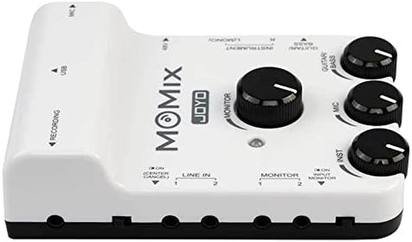 JOYO MOMIX Audio Interface Portable Mixer for Smartphones Tablets Live Streaming image number 4
