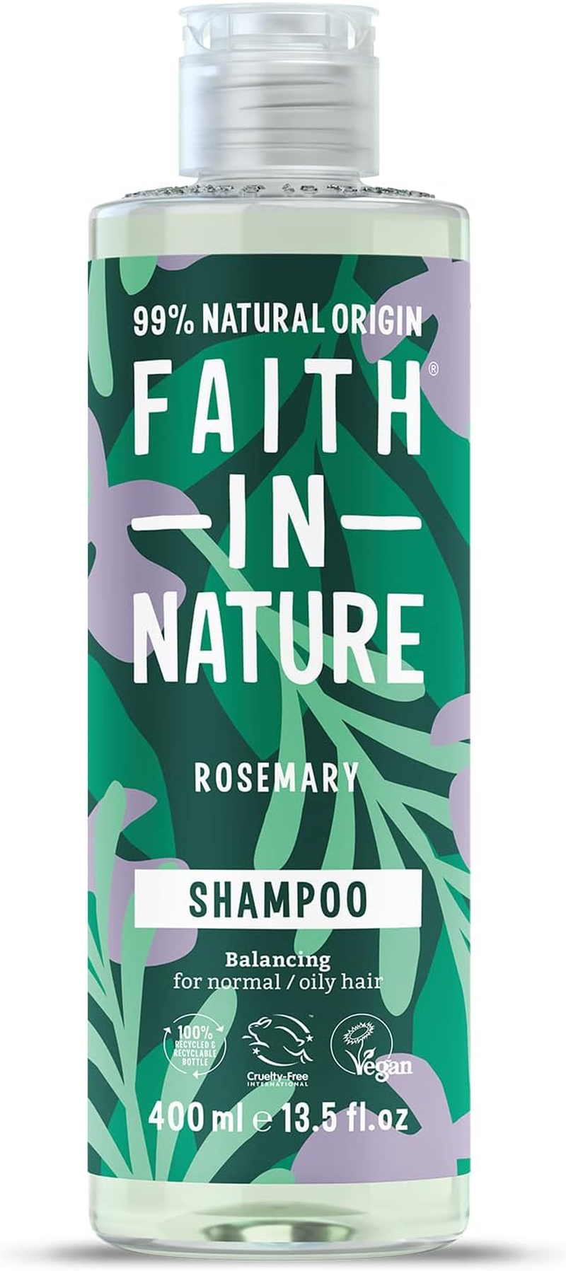 Faith in Nature Vegan Rosemary Shampoo 1 X 400Ml image number 3