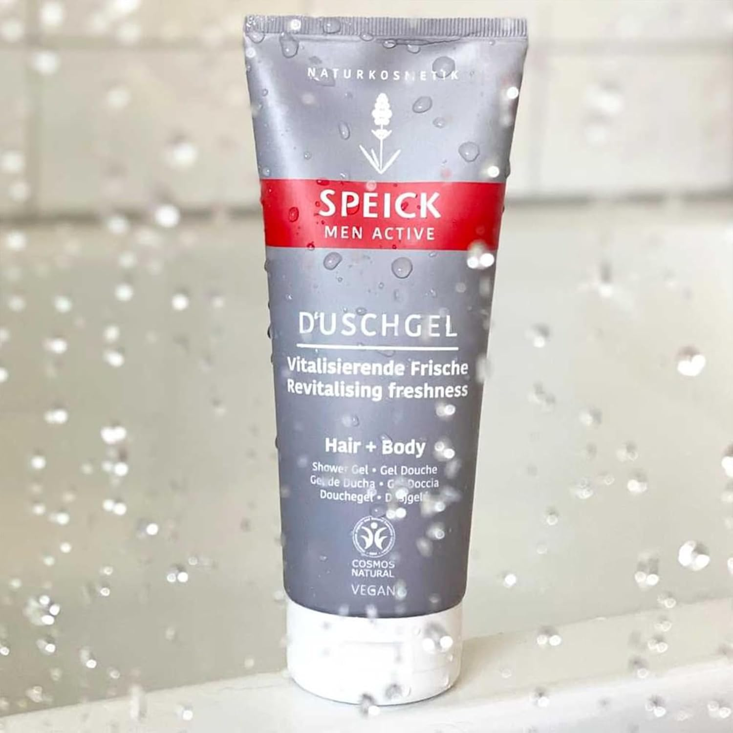 Speick Men Active Shower Gel, Revitalising Body Wash for Men, Body & Hair, 200Ml (Pack of 2) image number 6