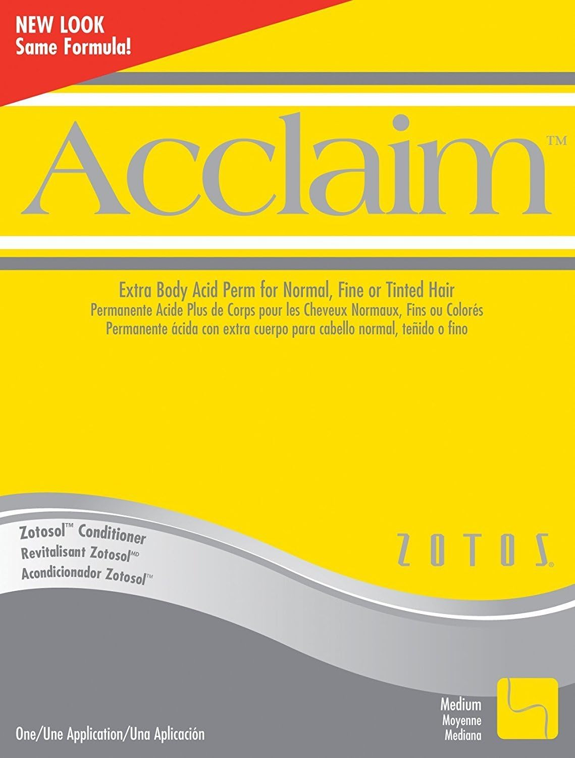 Zotos Acclaim Extra Body Acid Permanent for Unisex 1 Application Treatment