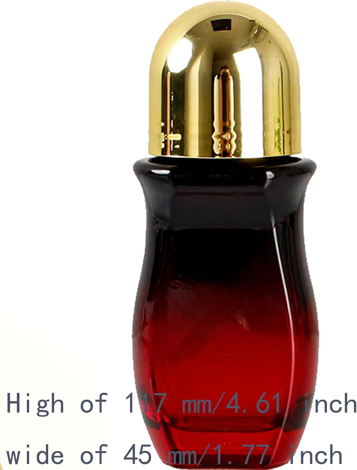 1.7 Oz/50Ml Roll on Bottles Rollerball Bottle Glass Roller Bottles with Plastic Roller Ball Container for Castor Oil Essential Oils image number 4