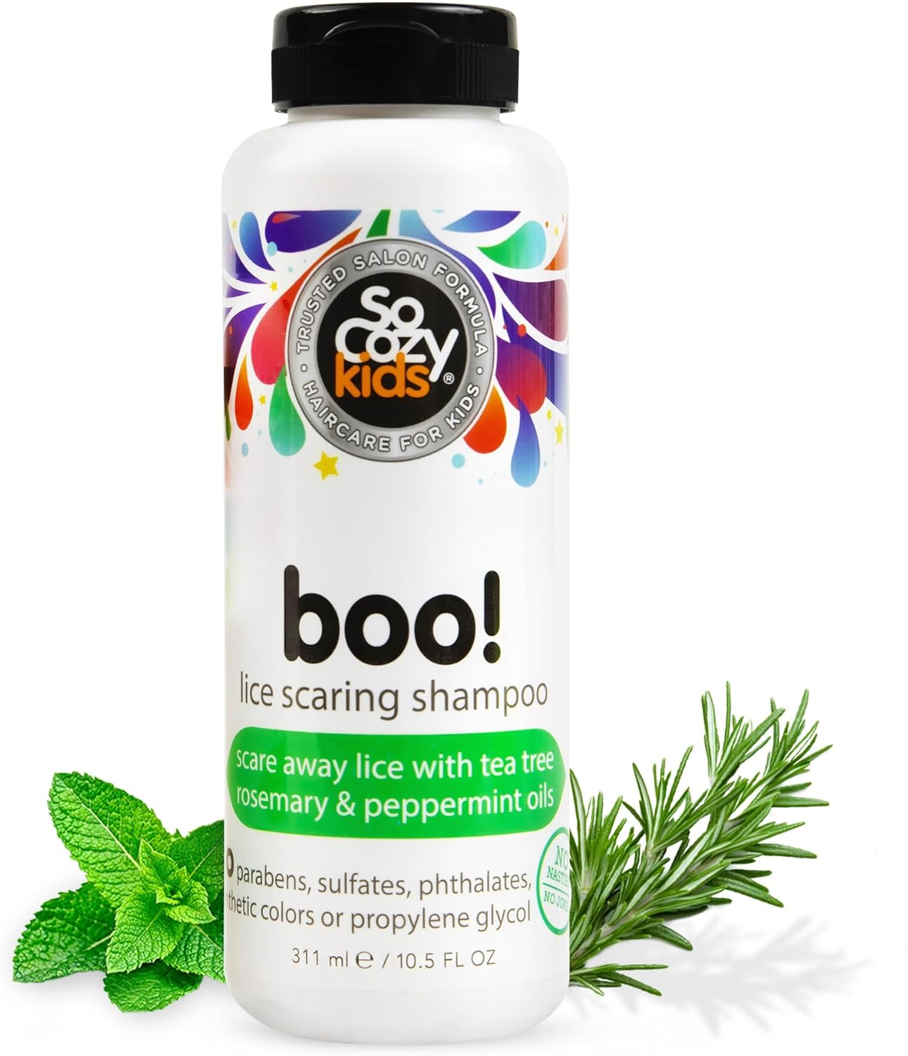 Socozy Kids Boo Lice Scaring Shampoo Bonus Size - 10.5 Fl Oz image number 4