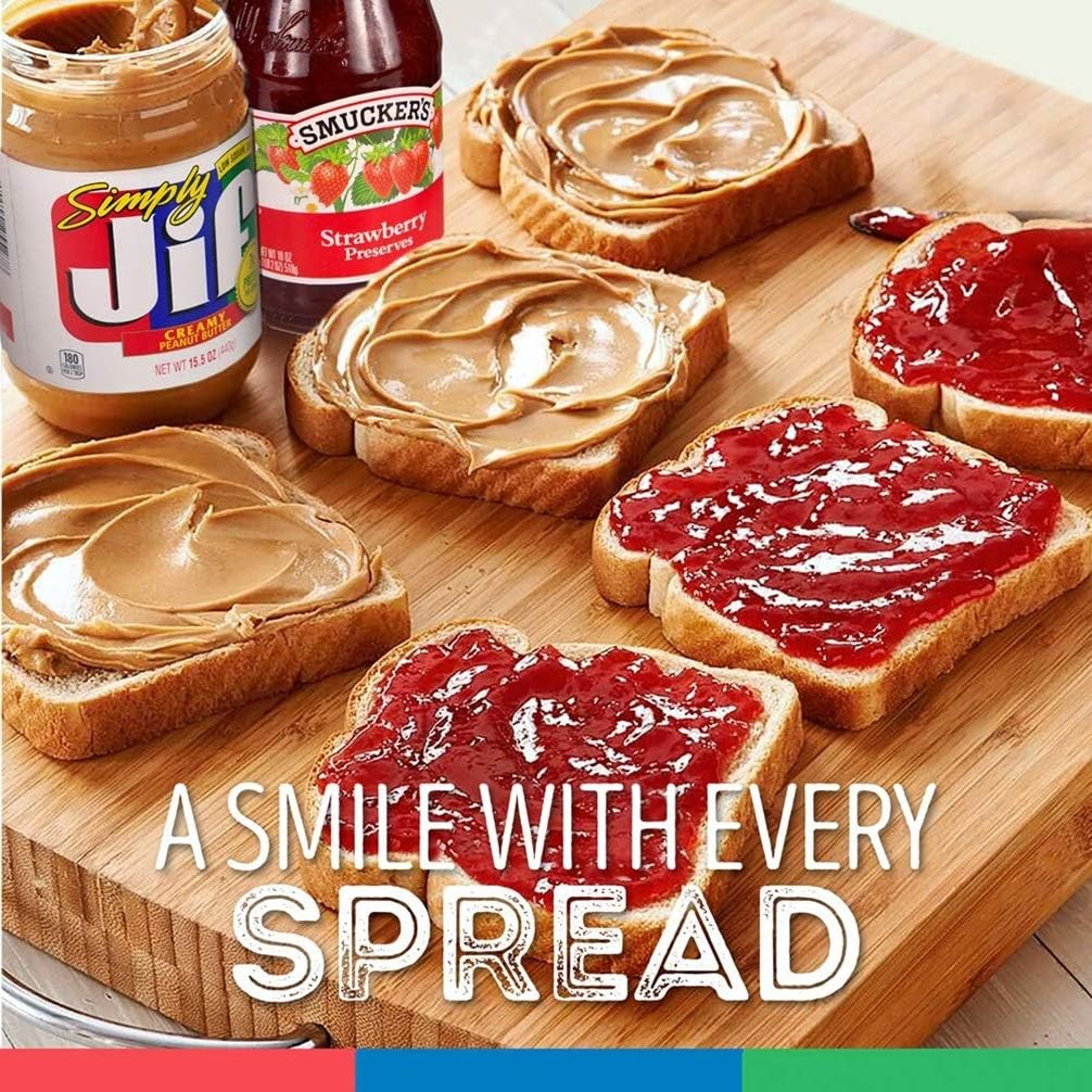 Simply Jif Creamy Peanut Butter, 27.3 Ounce (Pack of 1) image number 1