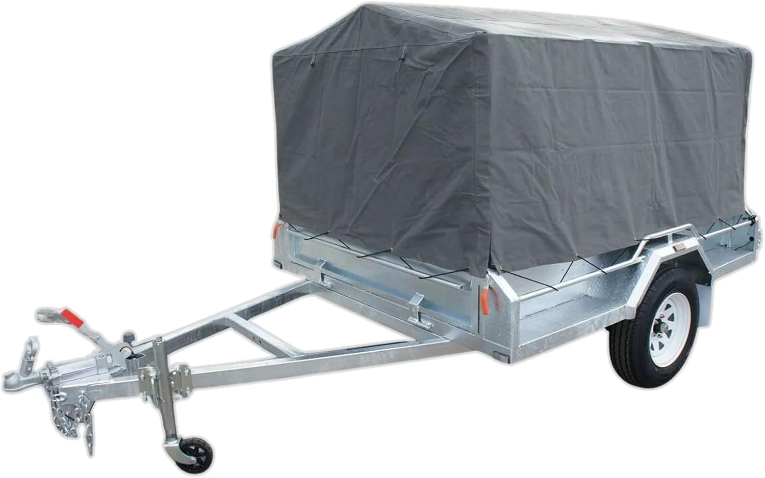 Superior 8X5 Box Trailer Cage Canvas Cover (900Mm) Heavy Duty Canvas 3 Foot image number 6