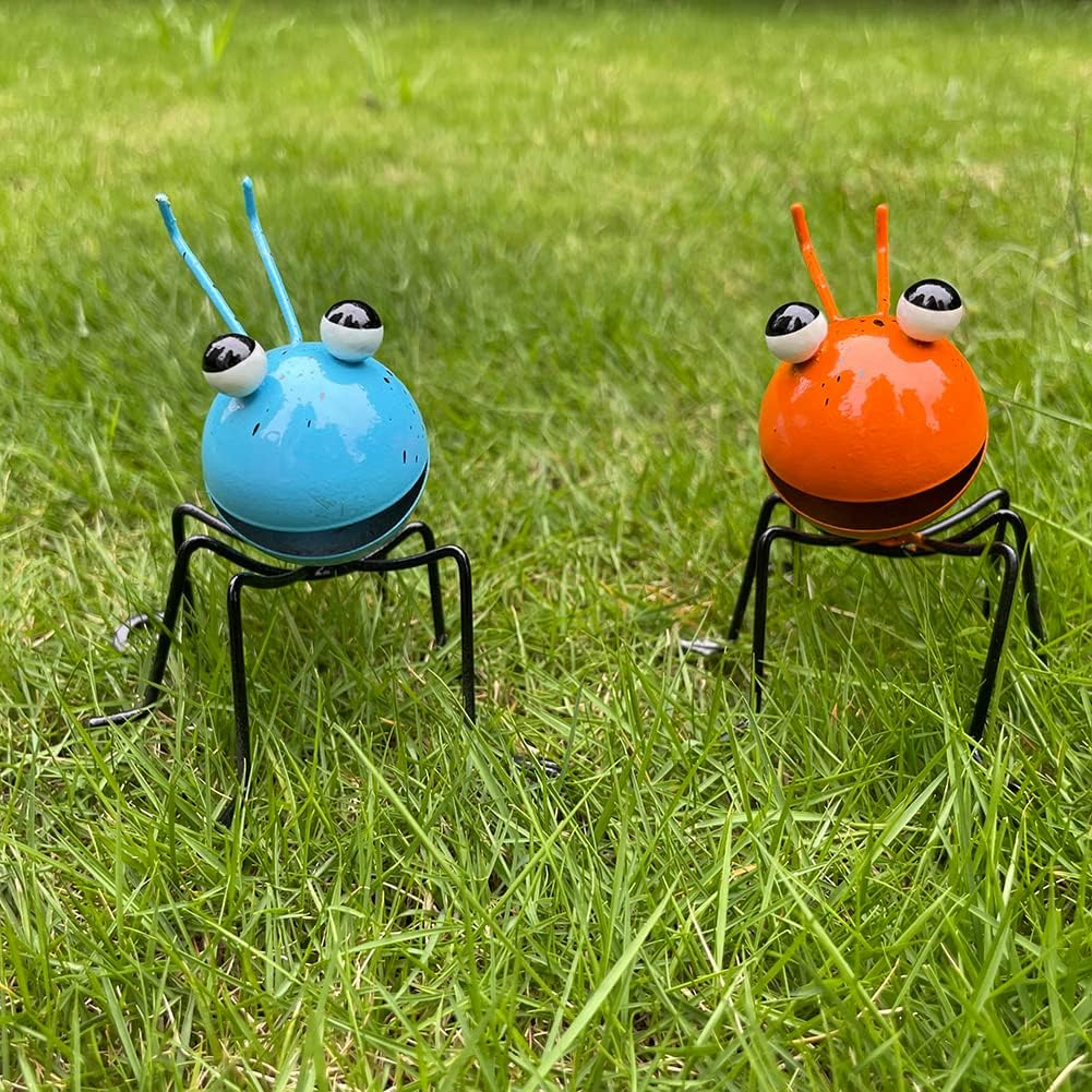 Metal Ants Garden Decor Insect Ornaments Indoor or Outdoor Garden Yard Art Wall Sculptures 4 PCS Set image number 6