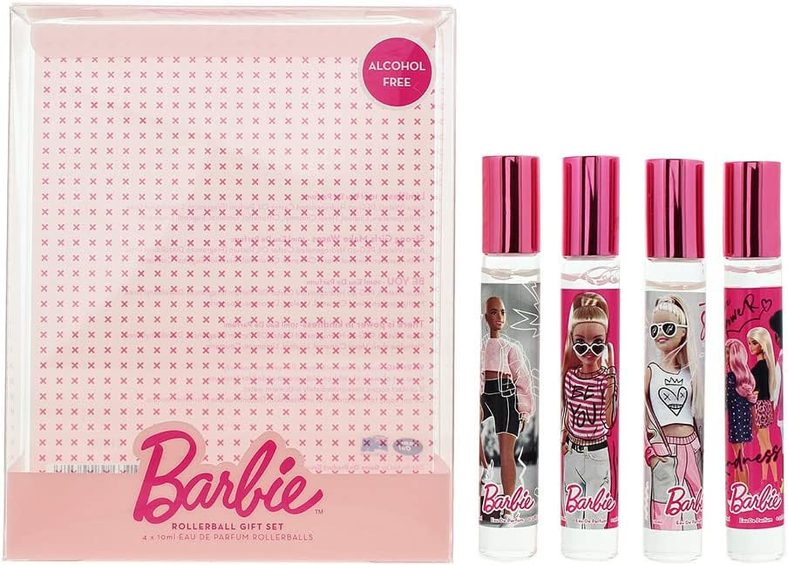 Barbie Alcohol Free Rollerball Eau De Parfum Gift Set 4 X 10 Ml image number 1
