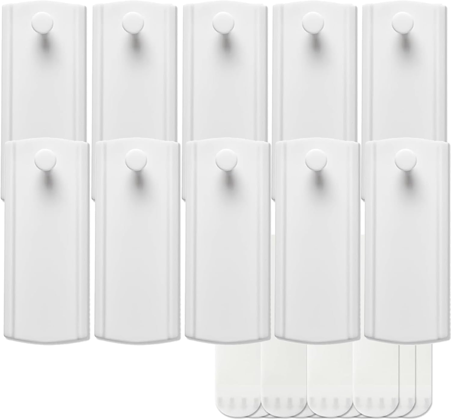 Large Universal Frame Hanger, 10 Hooks + 14 Adhesive Strips, Heavy Duty No Nail Damage-Free Hanging for Pictures, Mirrors, Art image number 3