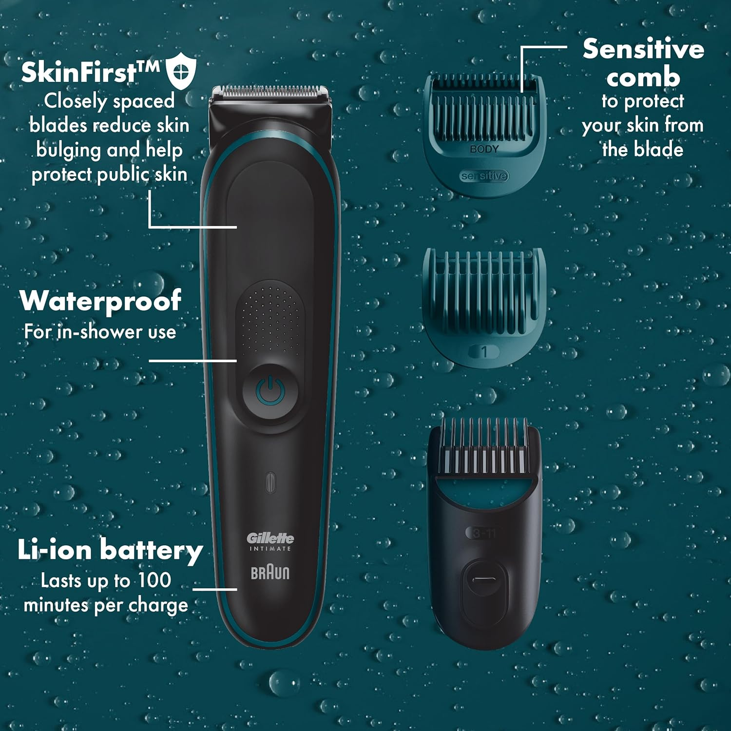 Gillette Male Intimate Grooming Trimmer image number 2