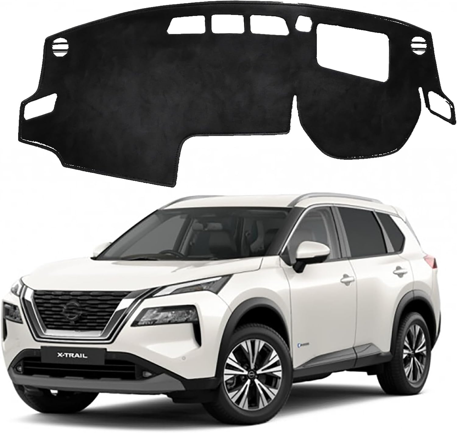 OTTO SHADES Dash Mat for Nissan X-Trail T33 2022-2025 Luxury Suede Non-Slip Dashboard Cover Pad Xtrail Interior Accessories image number 2