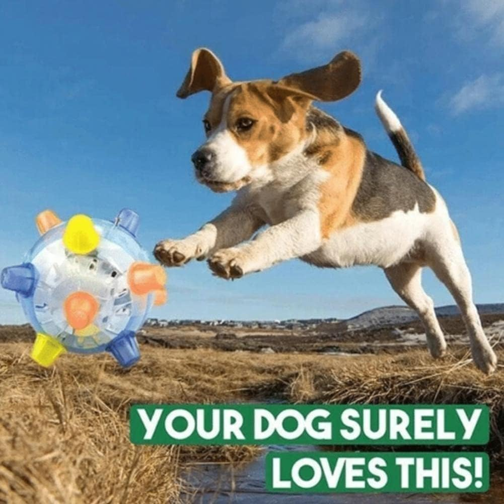 3Pcs Pet Dog Toy Interactive Jumping Activation Ball for Dogs Flashing Ball Outdoor Light Sounds Ball Jump Dog Automati Play image number 5