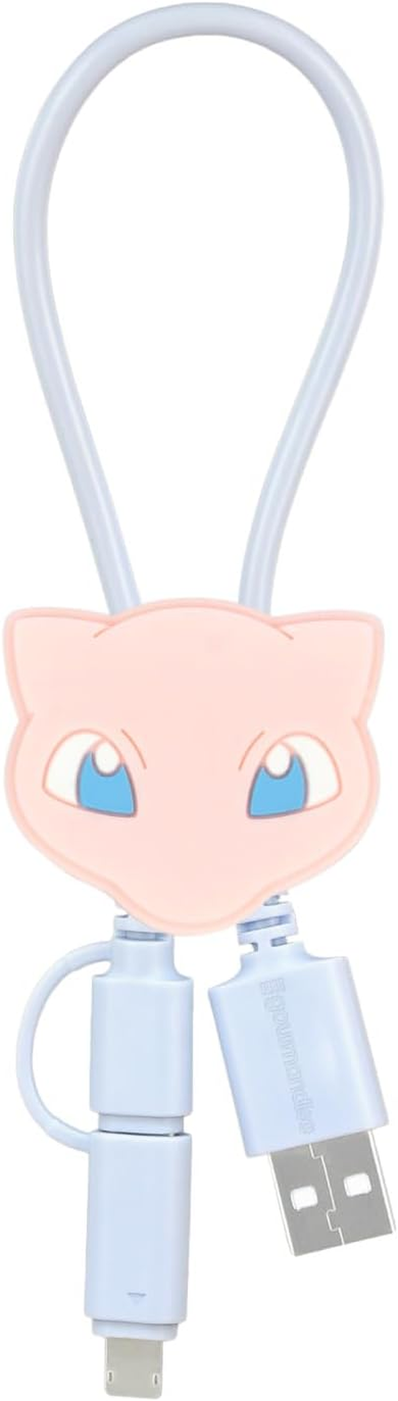 Gourmandies Pokemon Mascot Cover Multi Charging Cable MEW POKE-968E