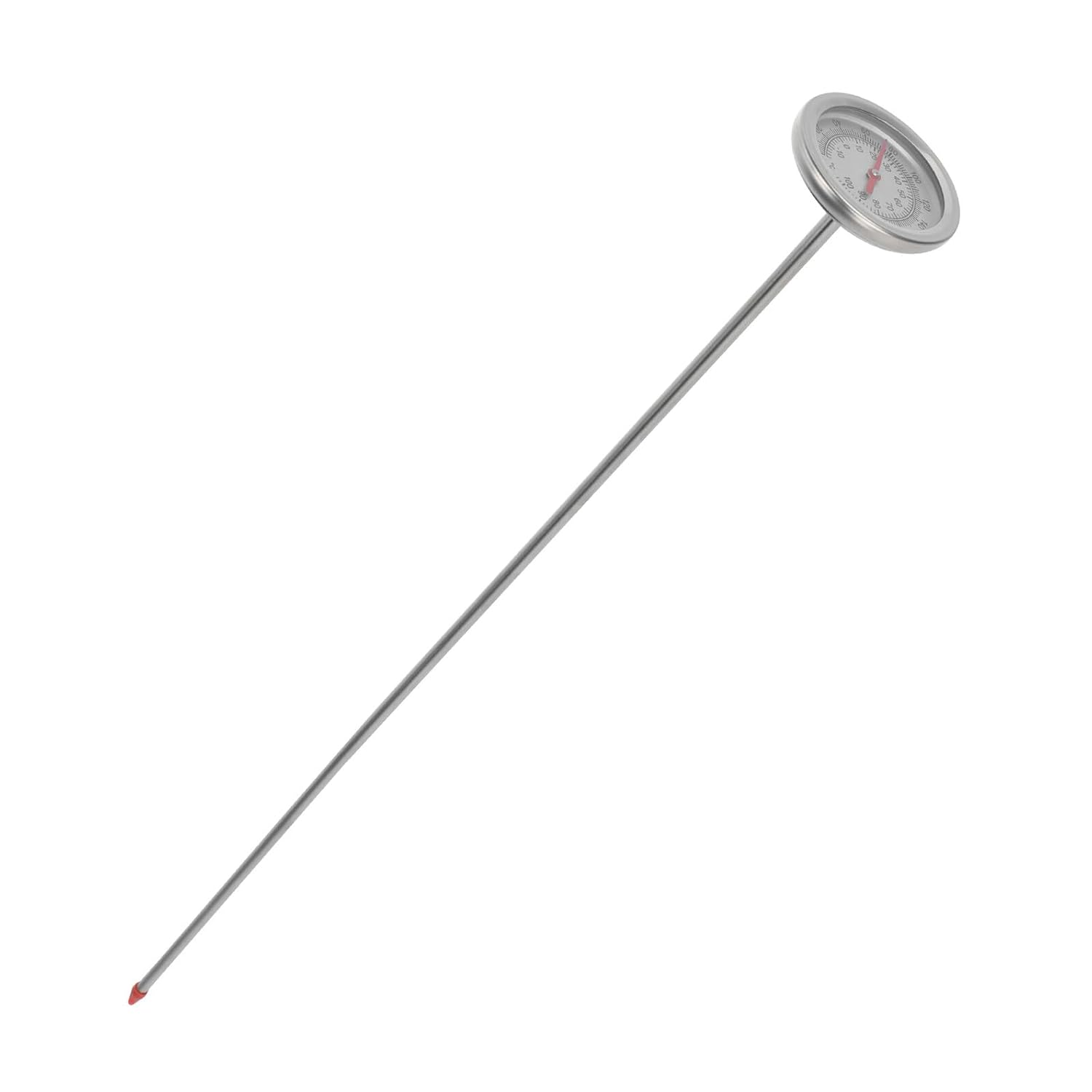 Bestonzon Stainless Steel Soil Compost Thermometer with Probe Accurate Ground Temperature Detector for Gardening Food-Grade Temperature Sensor for Plant Growth Lightweight image number 6