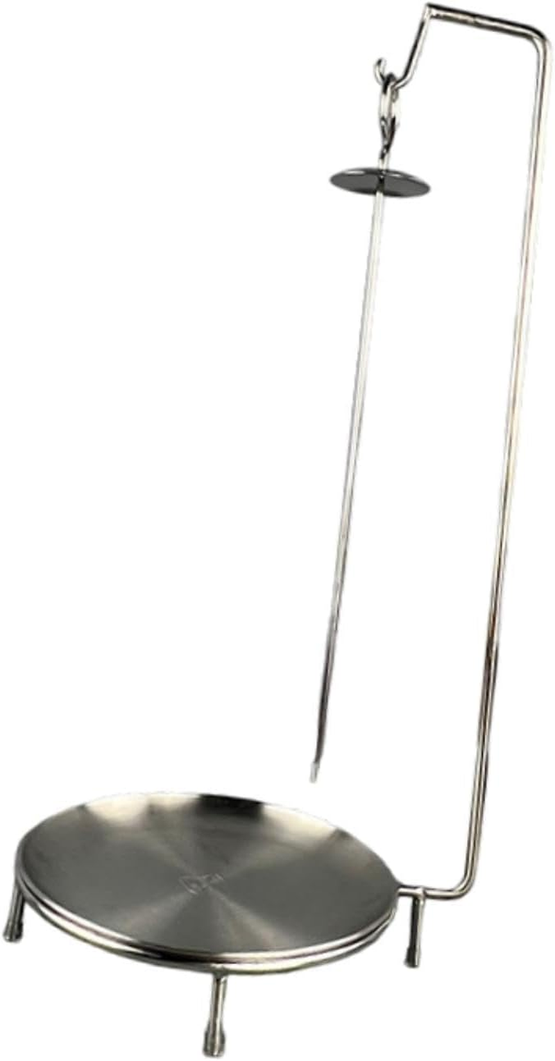 Generic Grill Vertical Stand Kebab Hanger with Drip Tray Skewer Holder image number 2