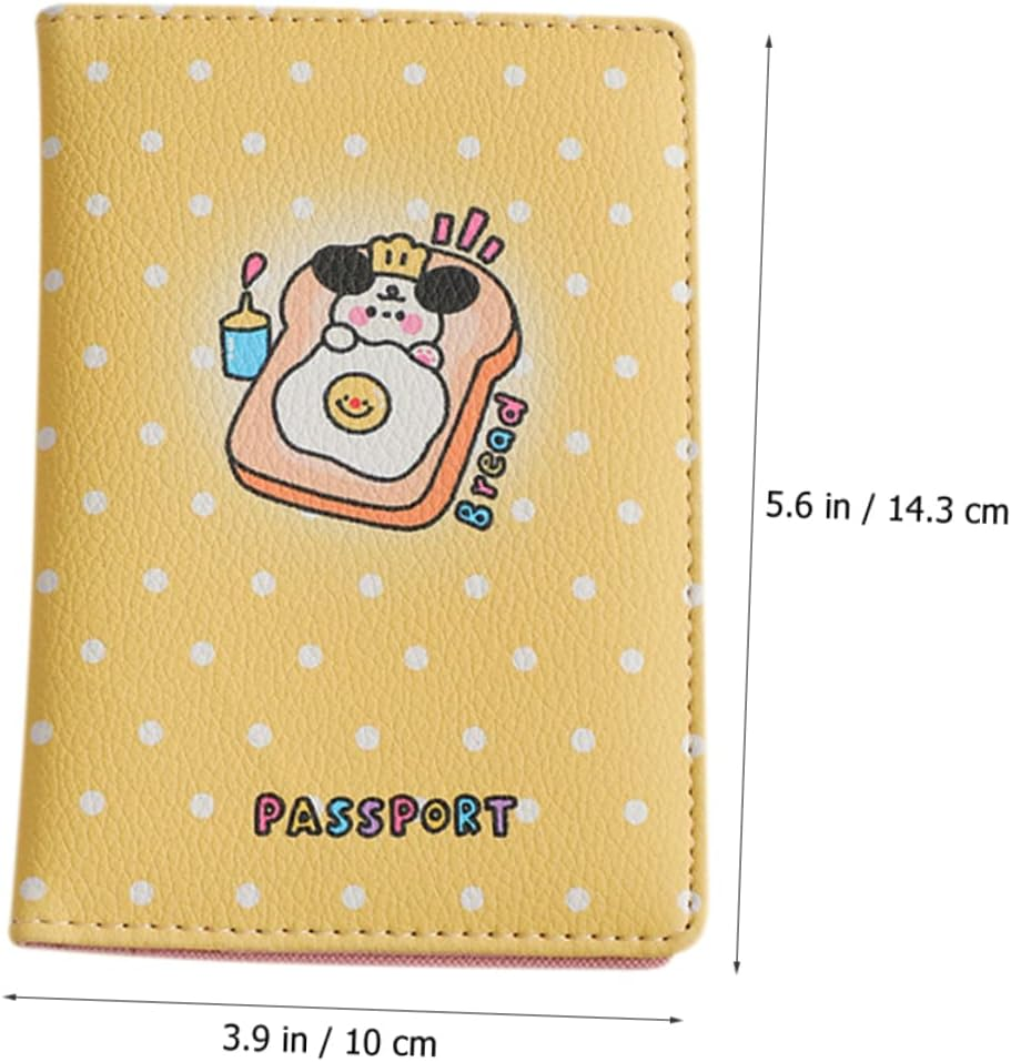 LIFKOME 4Pcs Cartoon Pu Passport Cover Easy to Use and Convenient Dry Clean Secure image number 6