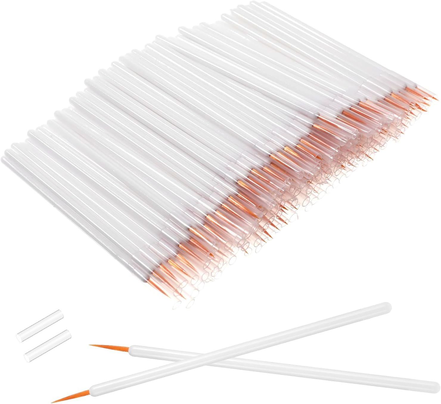 150 Pcs Disposable Eyeliner Brush Set Ultra-Fine Point Eye Liner Applicator Cosmetic Eyelash Brush Wands Applicator Black Makeup Eye Liner Tools for Eyelash Lip Liner Liquid Eyeliner Lipstick