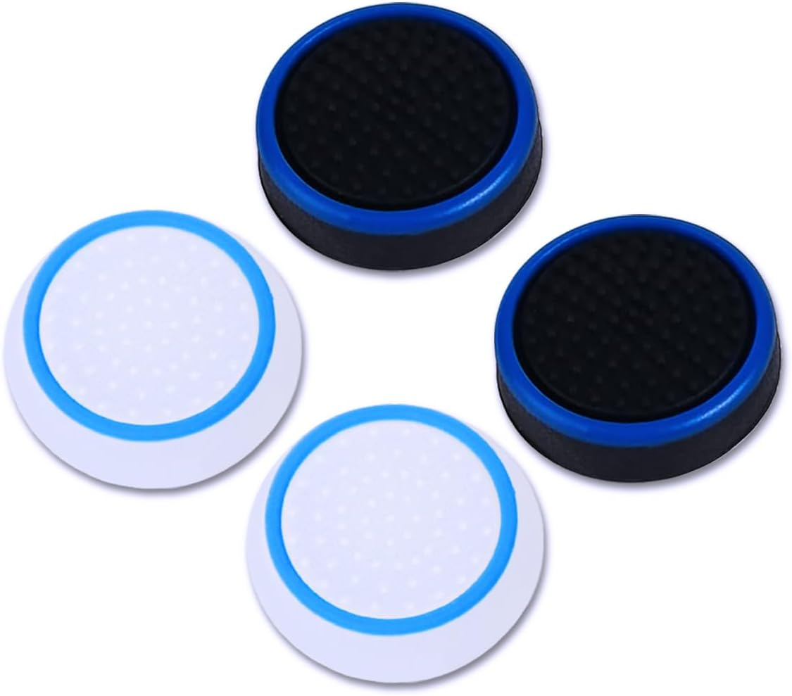 Thumb Grips Caps for PS Portal, Full Protection Joystick Cap with Anti-Scratch & Anti-Fingerprint Design Silicone Analog Stick Covers Protector Joystick for PS Portal Accessories(4 Pcs)- Blue