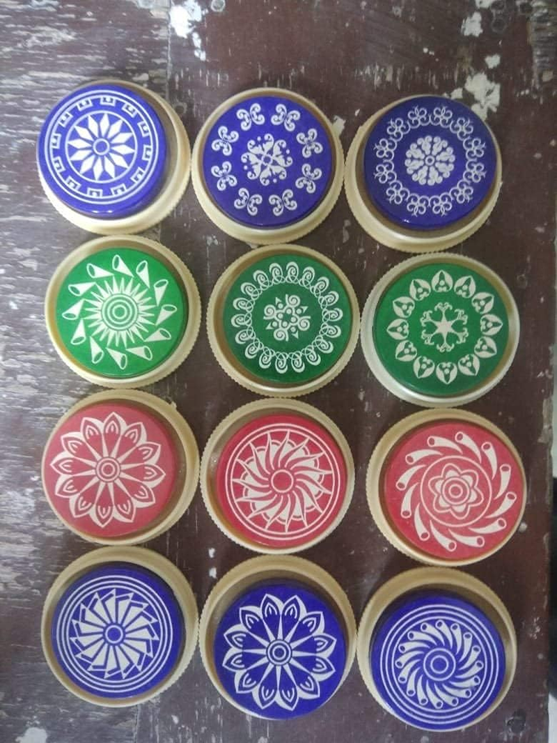 Cradle2Crickettm Standard Size Carrom Tournament Striker Combo with Smooth Surface and Excellent Re-Bounce image number 3