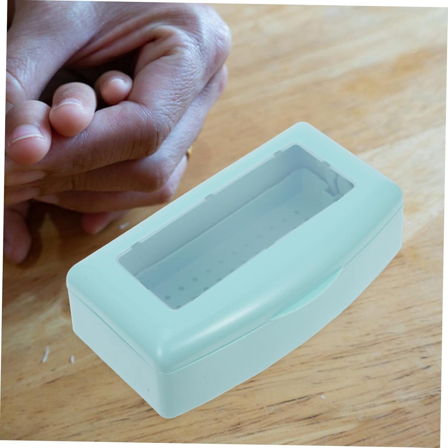 SHERCHPRY Nail Tool Sterilizer Box Professional Manicure Cleaning Case Clipper Tray image number 1